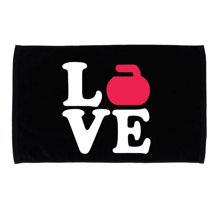 Curling Love Microfiber Hand Towel