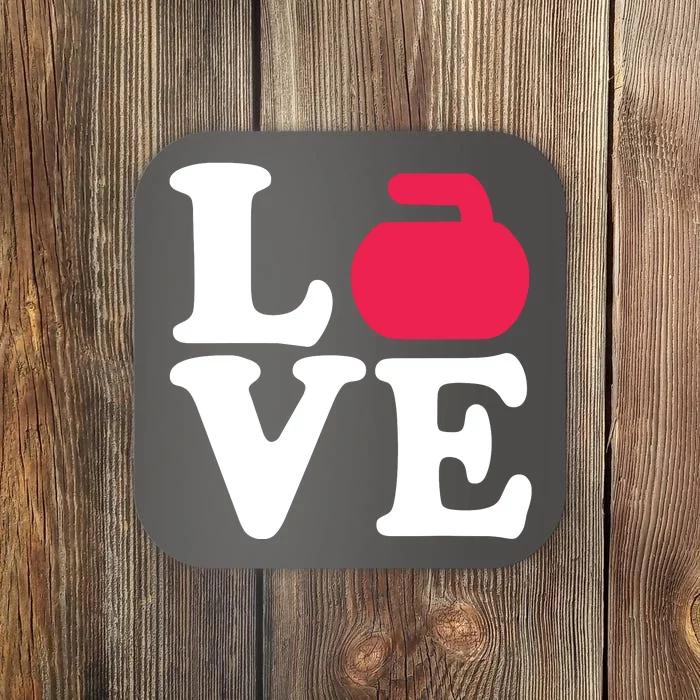 Curling Love Coaster