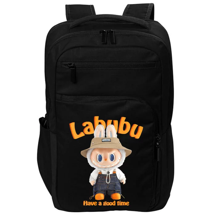 Cute Labubu Classic Pose Fun Labubu Impact Tech Backpack