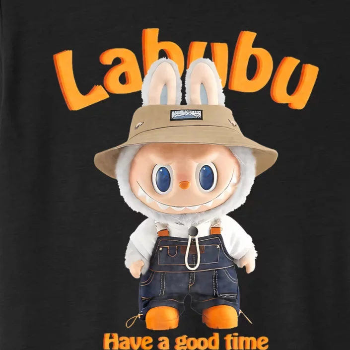 Cute Labubu Classic Pose Fun Labubu ChromaSoft Performance T-Shirt