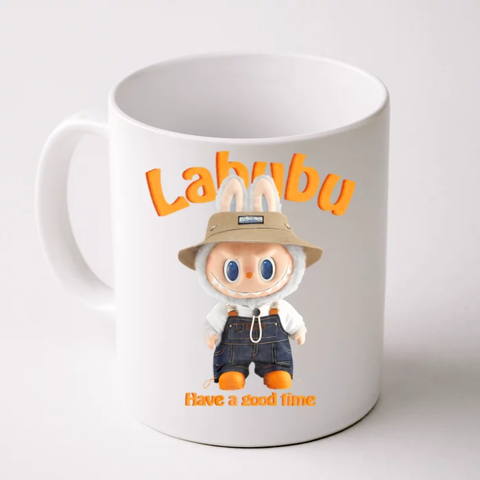 Cute Labubu Classic Pose Fun Labubu Front & Back Coffee Mug