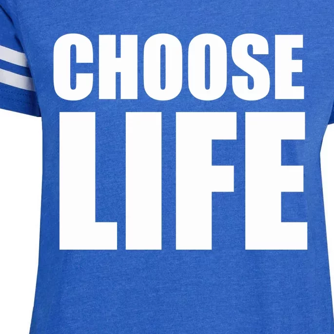 Choose Life Enza Ladies Jersey Football T-Shirt