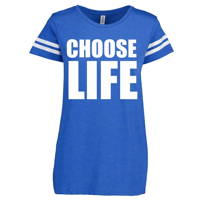 Choose Life Enza Ladies Jersey Football T-Shirt