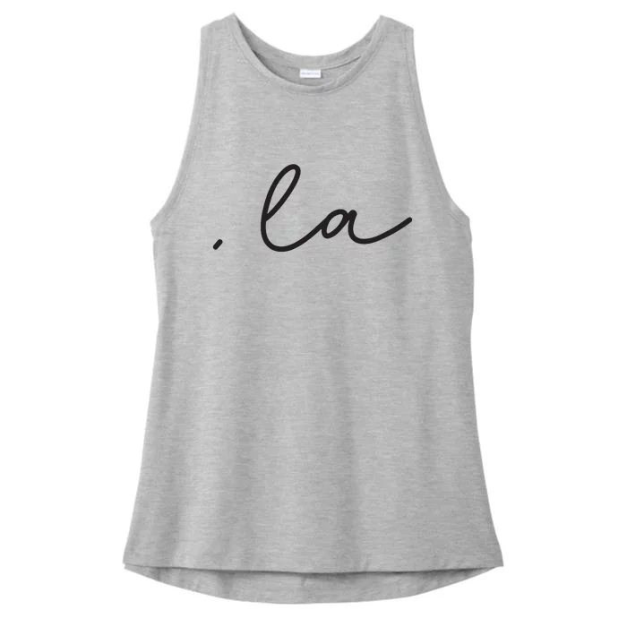 Comma La Ladies Tri-Blend Wicking Tank