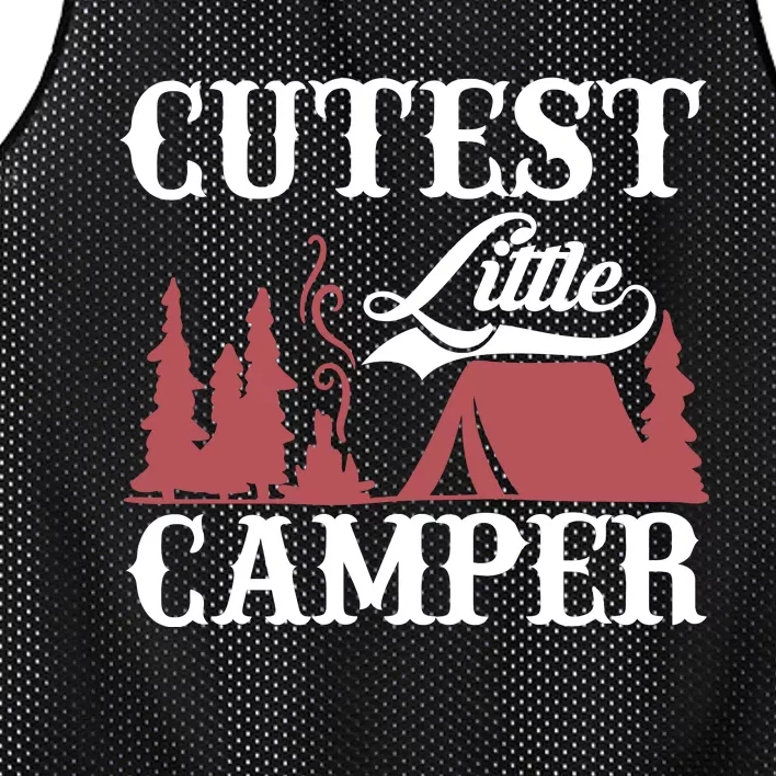 Cutest Little Camper Mesh Reversible Basketball Jersey Tank