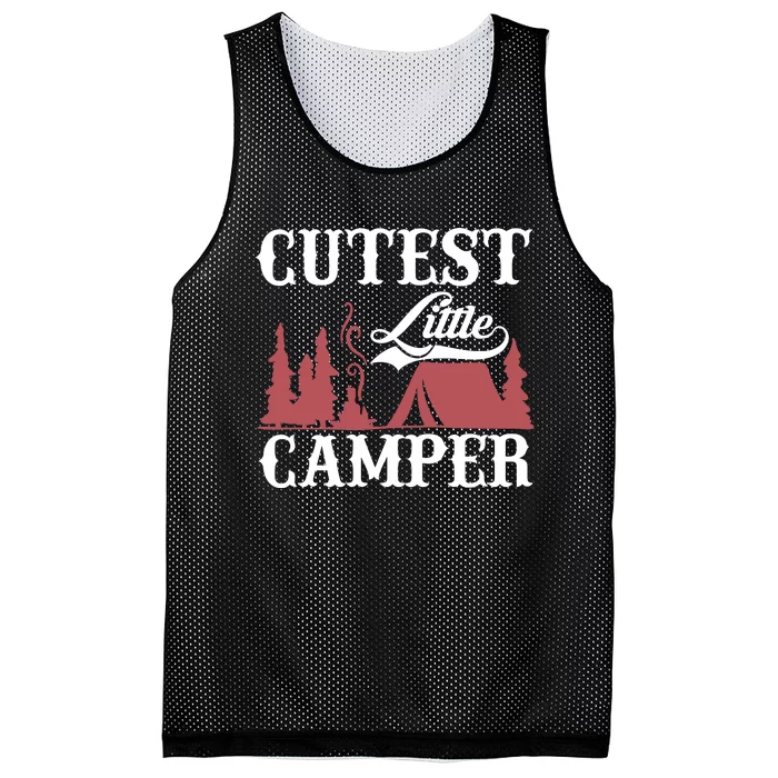 Cutest Little Camper Mesh Reversible Basketball Jersey Tank