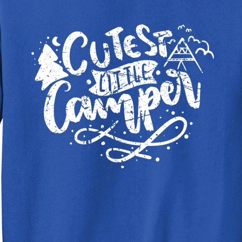 Cutest Little Camper Vacation Camping Summer Camp Friends Gift Sweatshirt