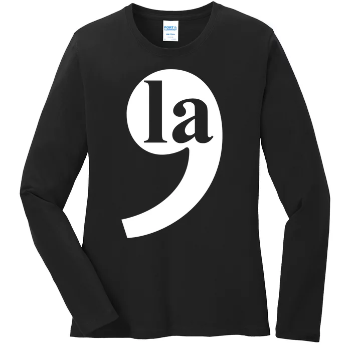 Comma La Ladies Long Sleeve Shirt