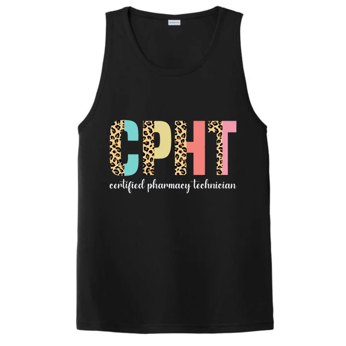 CPHT Leopard Certified Pharmacy Technician Performance Tank