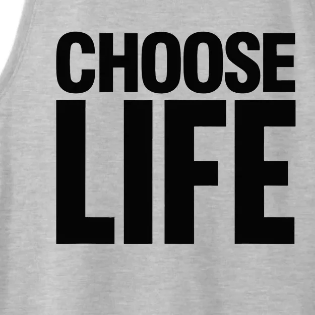 Choose Life Ladies Tri-Blend Wicking Tank