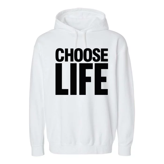 Choose Life Garment-Dyed Fleece Hoodie