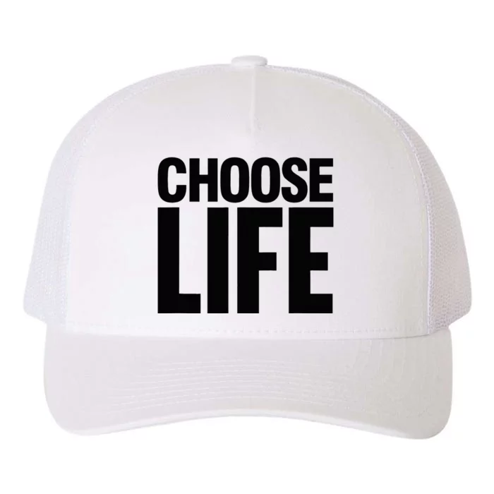 Choose Life Yupoong Adult 5-Panel Trucker Hat