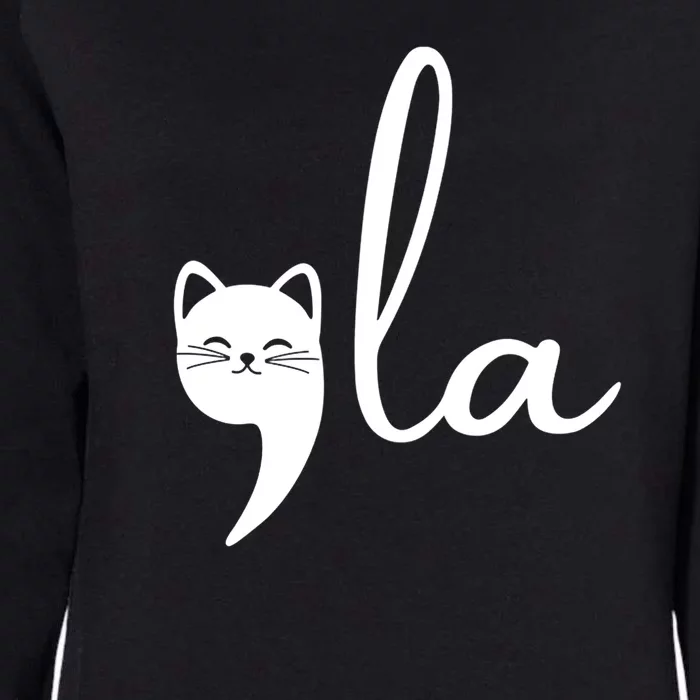 Comma La Cat Lady Kamala Harris Womens California Wash Sweatshirt