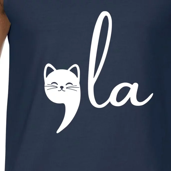 Comma La Cat Lady Kamala Harris Comfort Colors® Tank Top