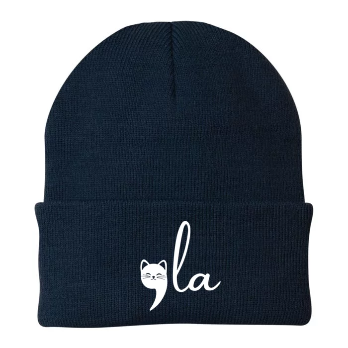 Comma La Cat Lady Kamala Harris Knit Cap Winter Beanie