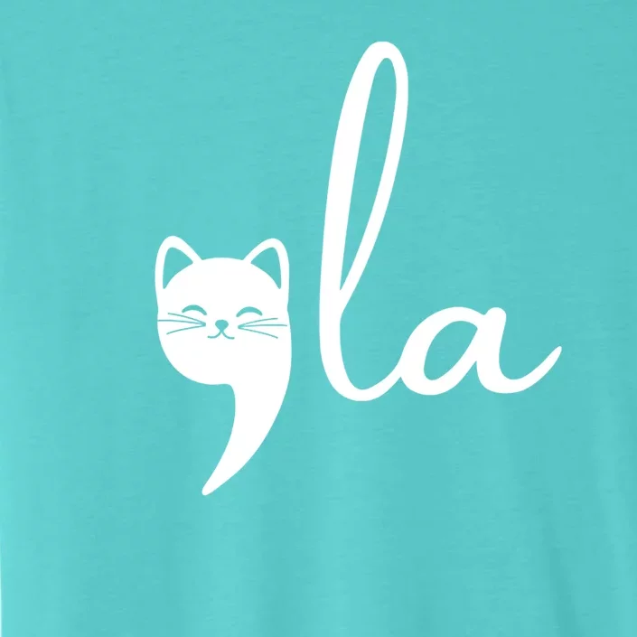 Comma La Cat Lady Kamala Harris ChromaSoft Performance T-Shirt