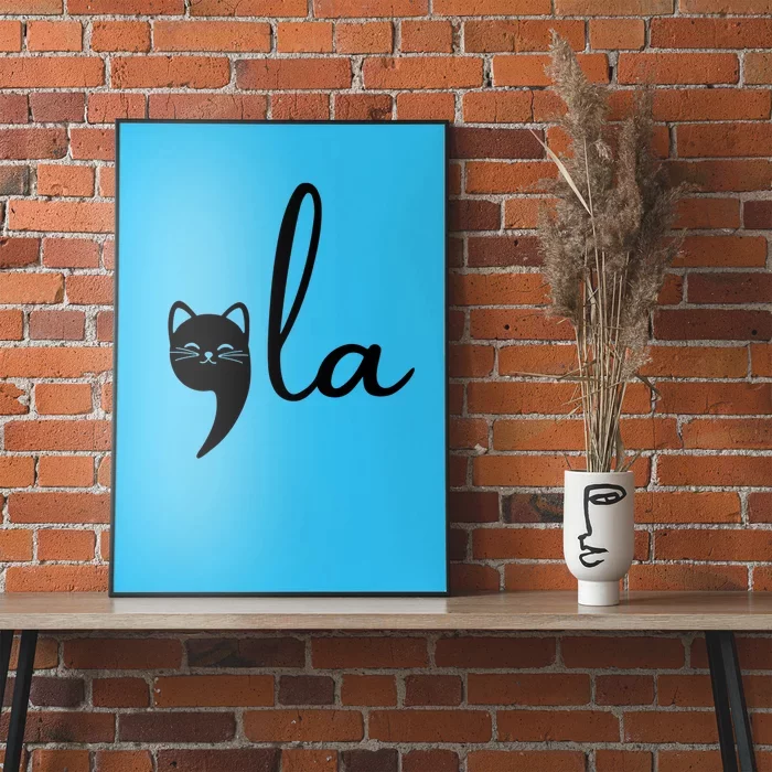 Comma La Cat Lady Kamala Harris Poster