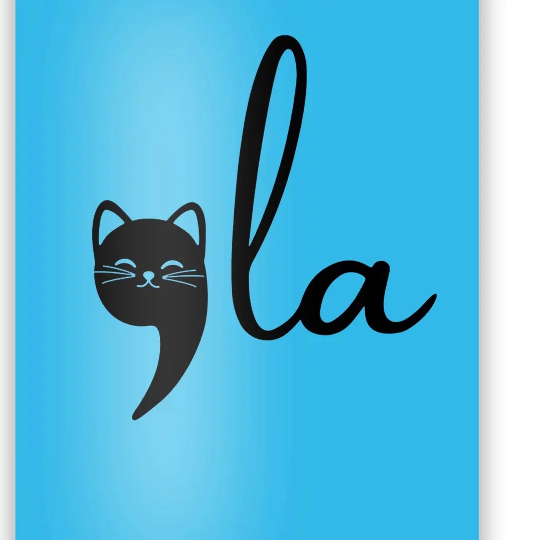 Comma La Cat Lady Kamala Harris Poster