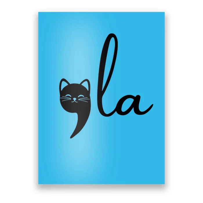 Comma La Cat Lady Kamala Harris Poster