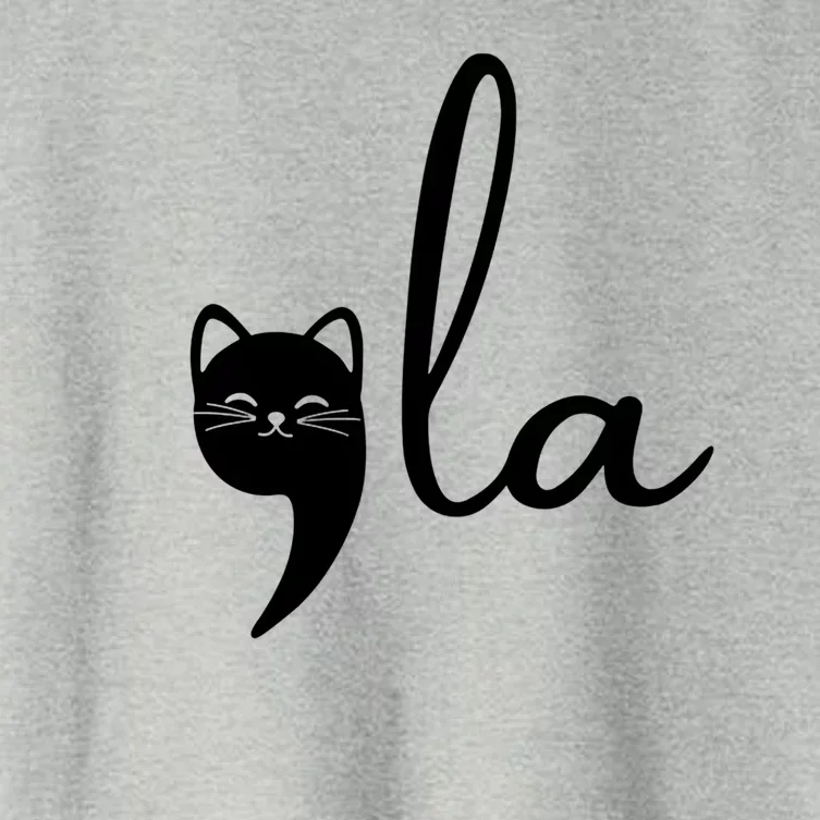 Comma La Cat Lady Kamala Harris Women's Crop Top Tee