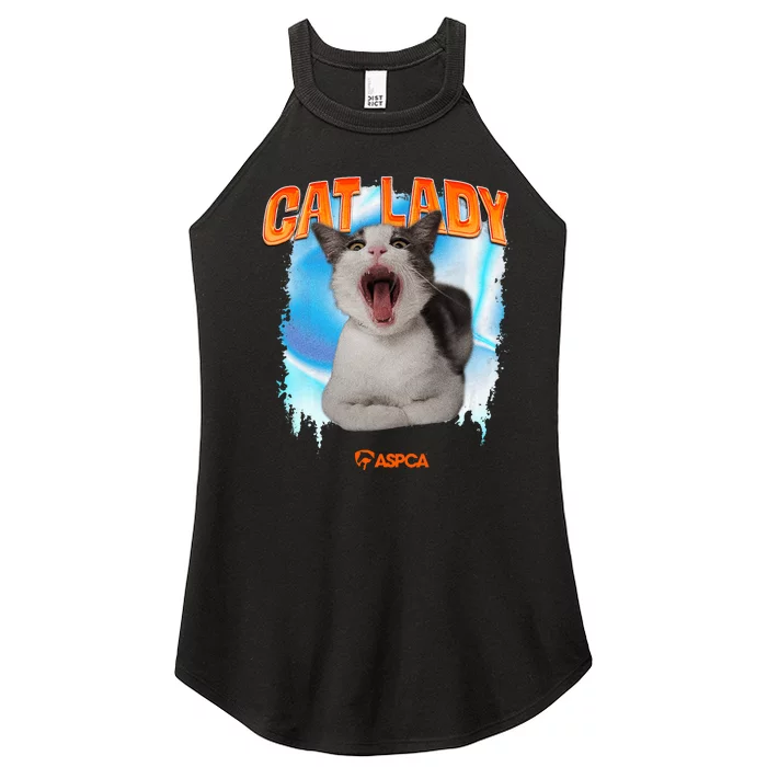 Cat Lady Women’s Perfect Tri Rocker Tank