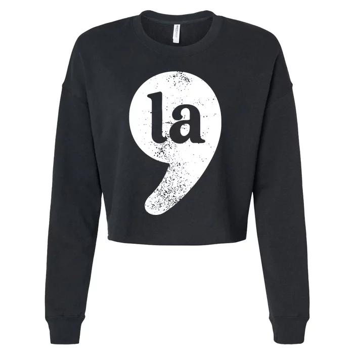 Comma La Cropped Pullover Crew