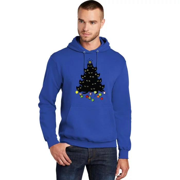 Cat Lovers Cute And Funny Holiday Tree Christmas Tall Hoodie