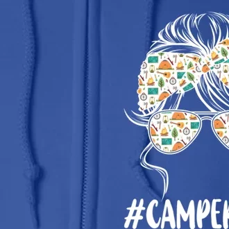 Camper Life Camping Lover Gift Full Zip Hoodie