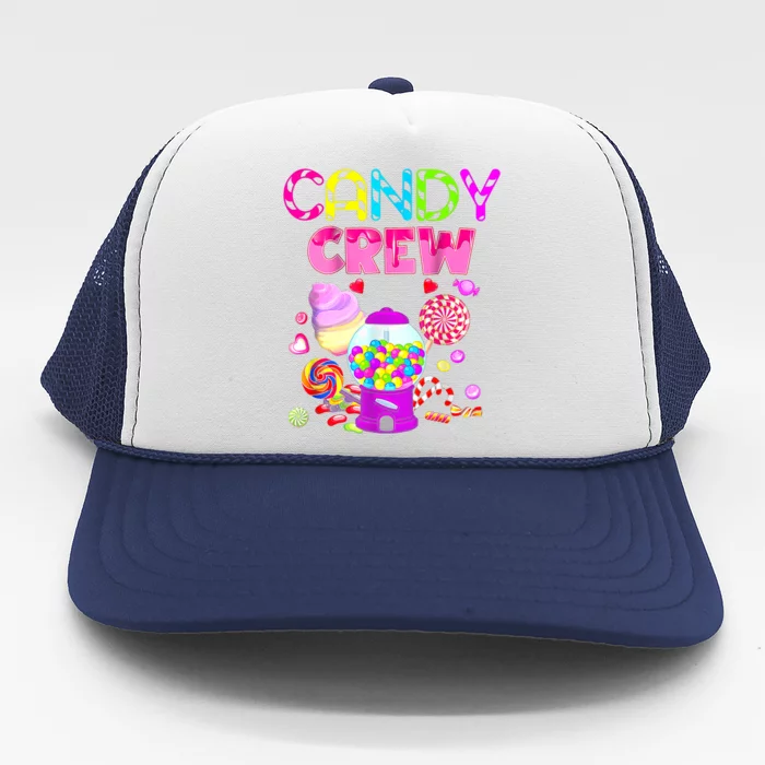 Candy Land Candy Crew Decorations Sweetie Candy Squad Trucker Hat