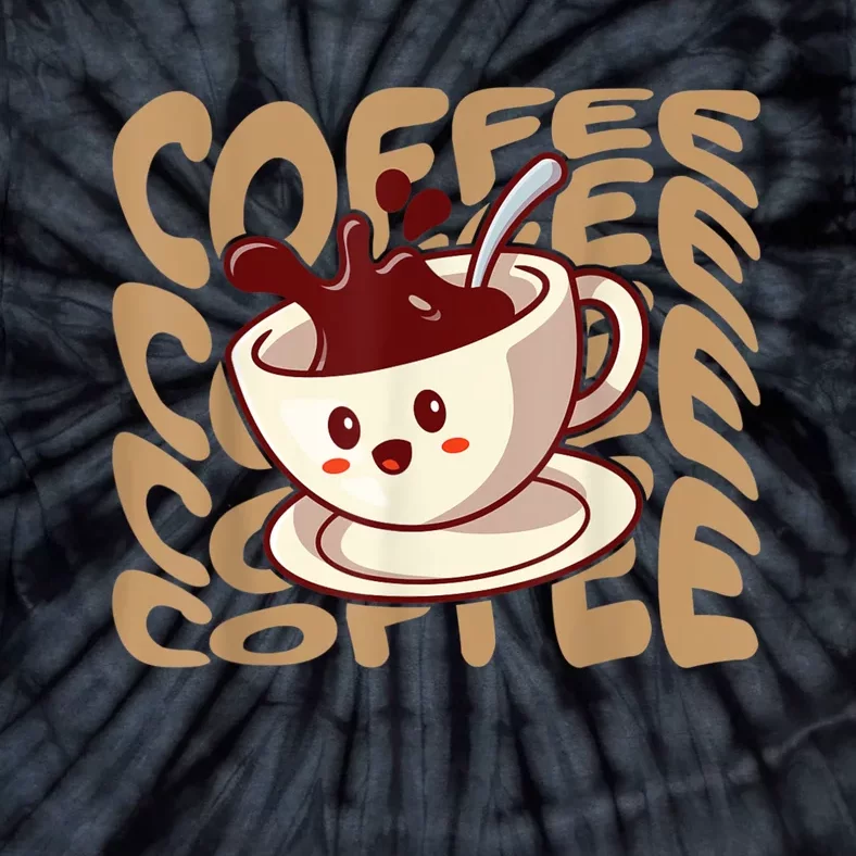 Coffee Lover Tie-Dye T-Shirt