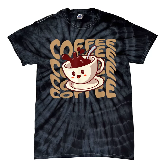 Coffee Lover Tie-Dye T-Shirt