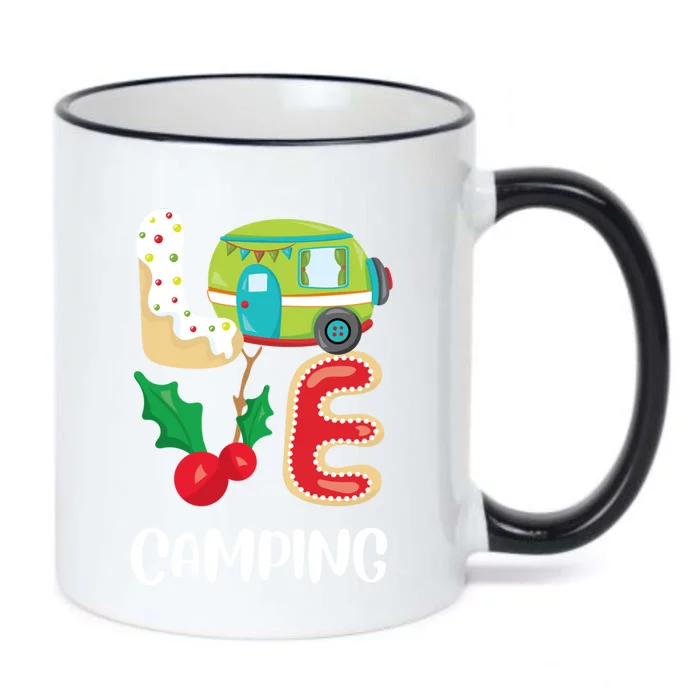 Christmas Love Camping Buddies Group Gift Camper Rving Cool Gift Black Color Changing Mug