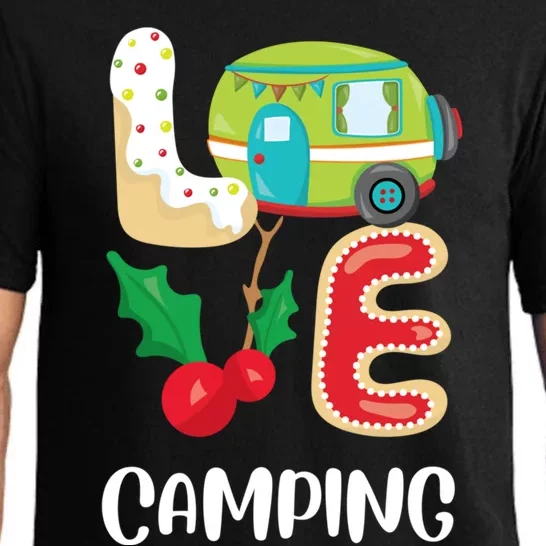 Christmas Love Camping Buddies Group Gift Camper Rving Cool Gift Pajama Set