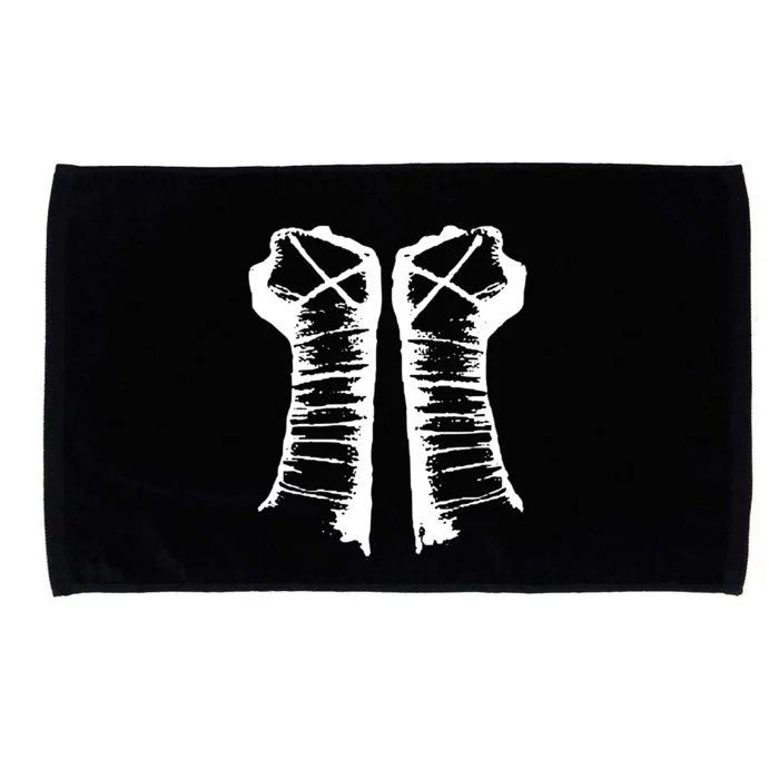 Chalk Line Cm Punk Fists Straight Edge Microfiber Hand Towel