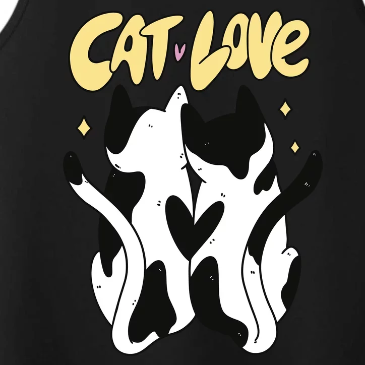 Cat Love Cute Gift Performance Tank