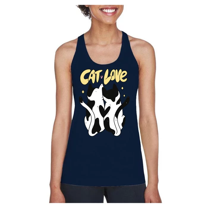 Cat Love Cute Gift Women's Racerback Tank