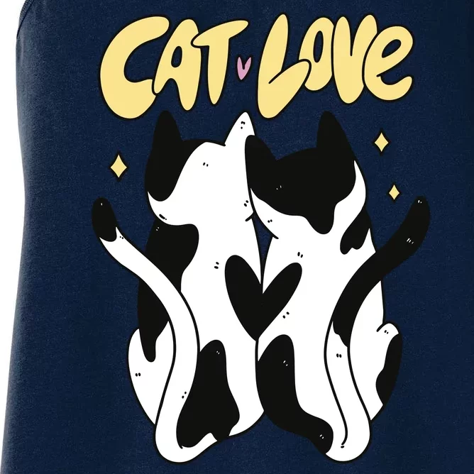 Cat Love Cute Gift Women's Racerback Tank