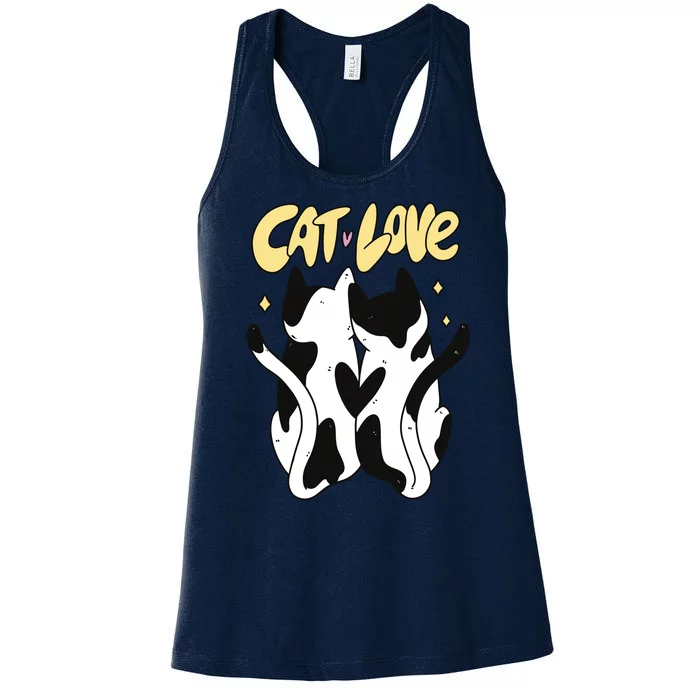 Cat Love Cute Gift Women's Racerback Tank