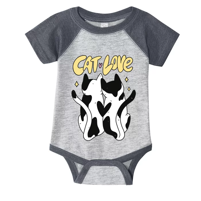 Cat Love Cute Gift Infant Baby Jersey Bodysuit