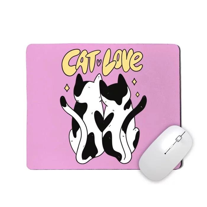 Cat Love Cute Gift Mousepad