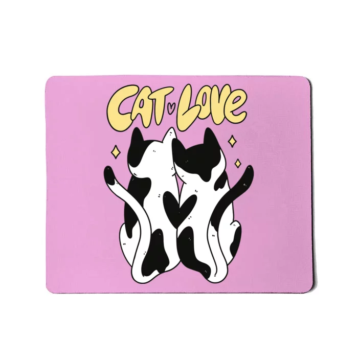 Cat Love Cute Gift Mousepad