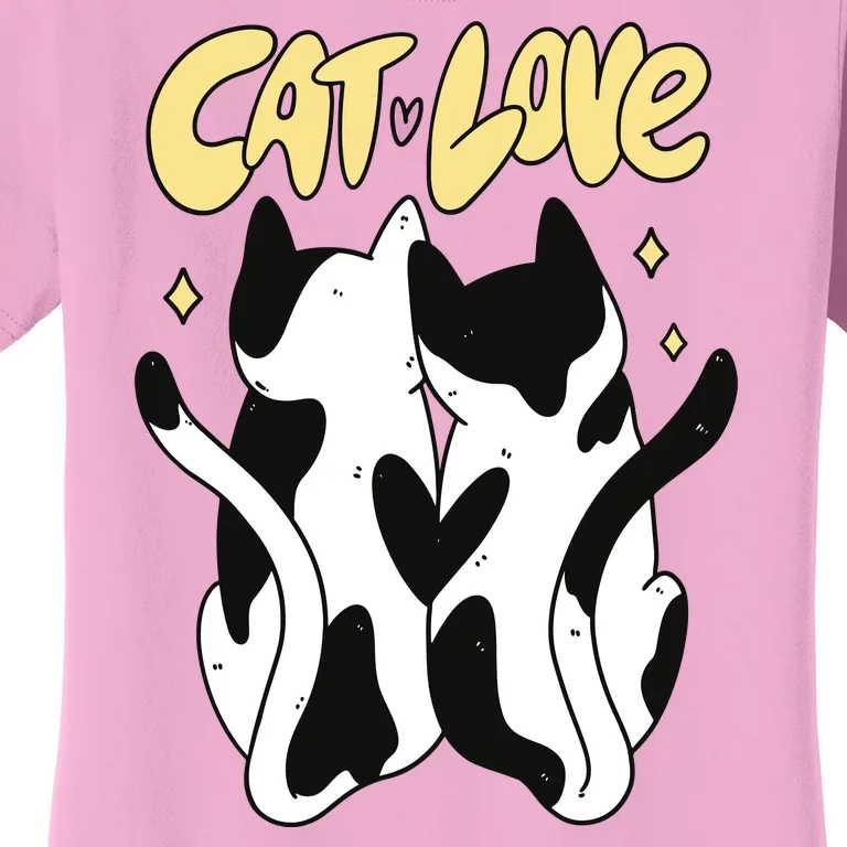 Cat Love Cute Gift Women's T-Shirt