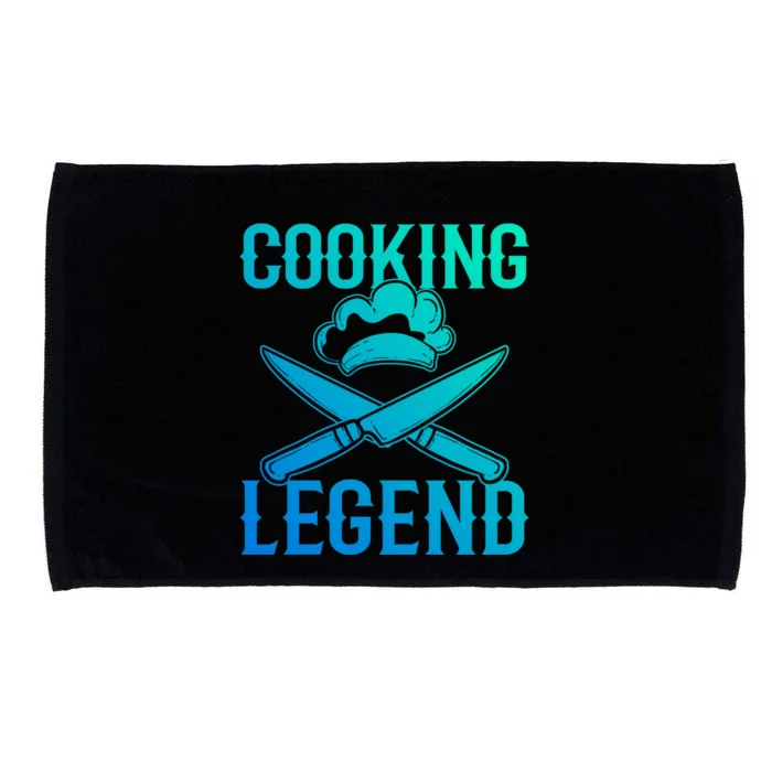 Cooking Legend Chef Cuisine Funny Gift Microfiber Hand Towel