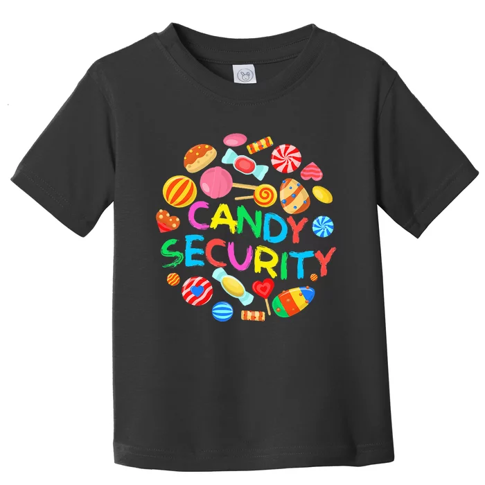 Candy Land Costumes Candy Security Candy Crew Toddler T-Shirt