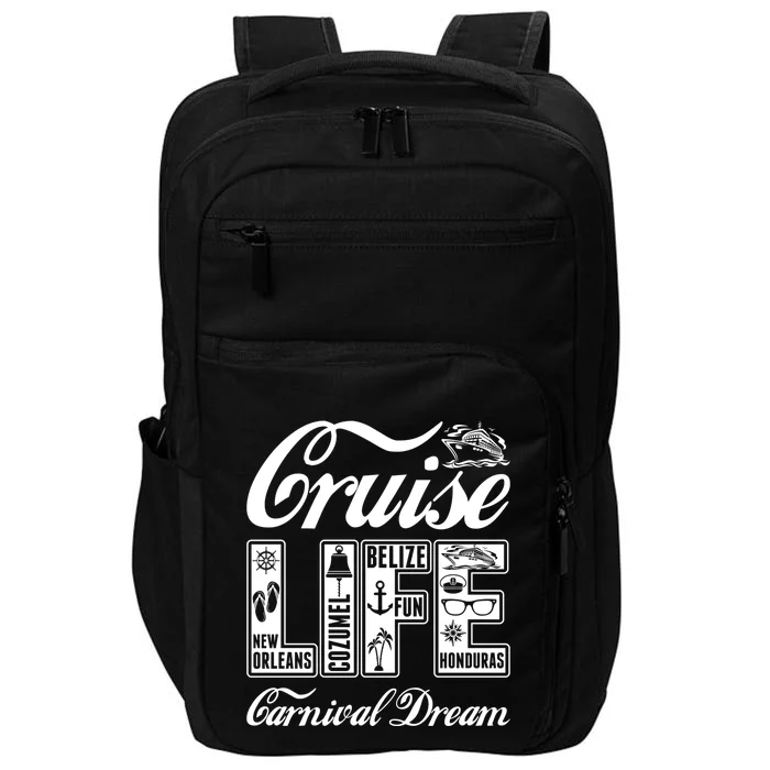 Cruise Life Carnival Dream Gift Impact Tech Backpack