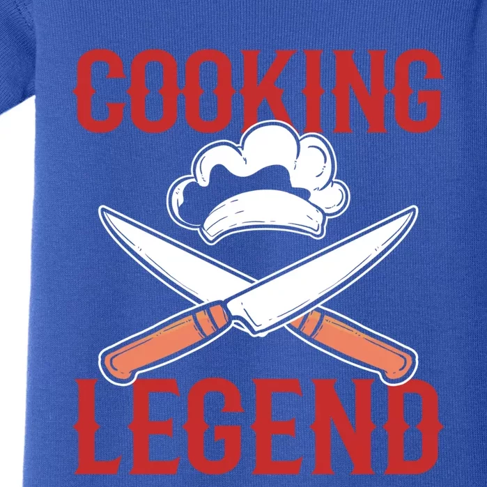 Cooking Legend Chef Cuisine Meaningful Gift Baby Bodysuit