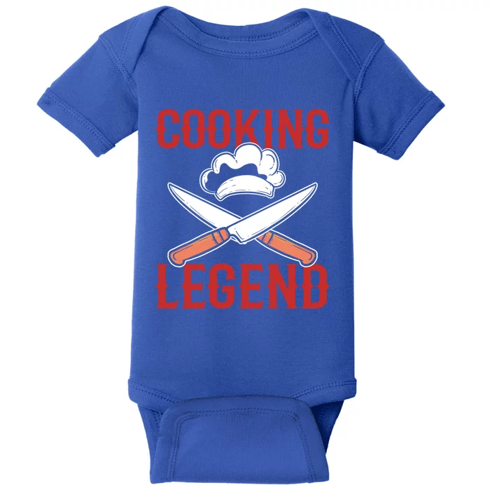 Cooking Legend Chef Cuisine Meaningful Gift Baby Bodysuit