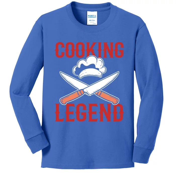 Cooking Legend Chef Cuisine Meaningful Gift Kids Long Sleeve Shirt