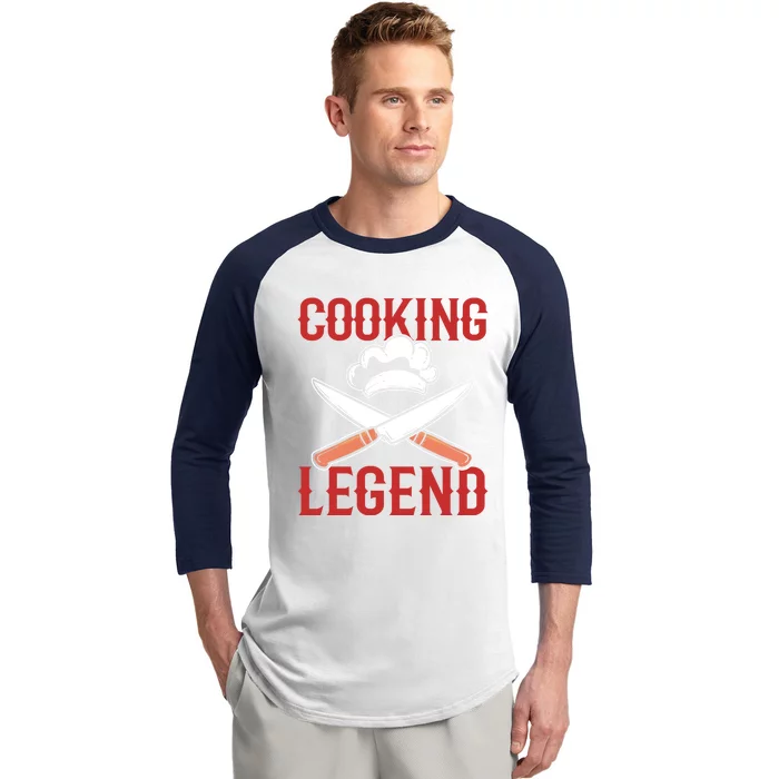 Cooking Legend Chef Cuisine Meaningful Gift Baseball Sleeve Shirt