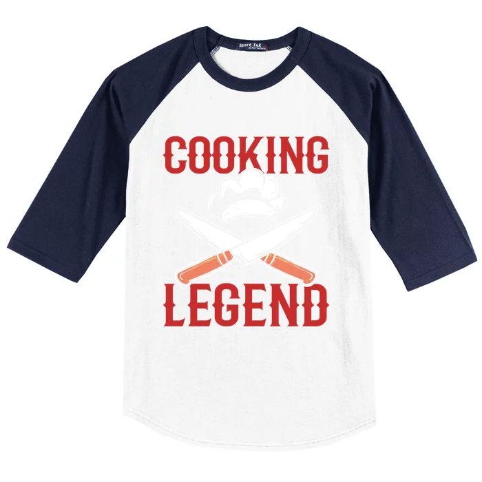 Cooking Legend Chef Cuisine Meaningful Gift Baseball Sleeve Shirt